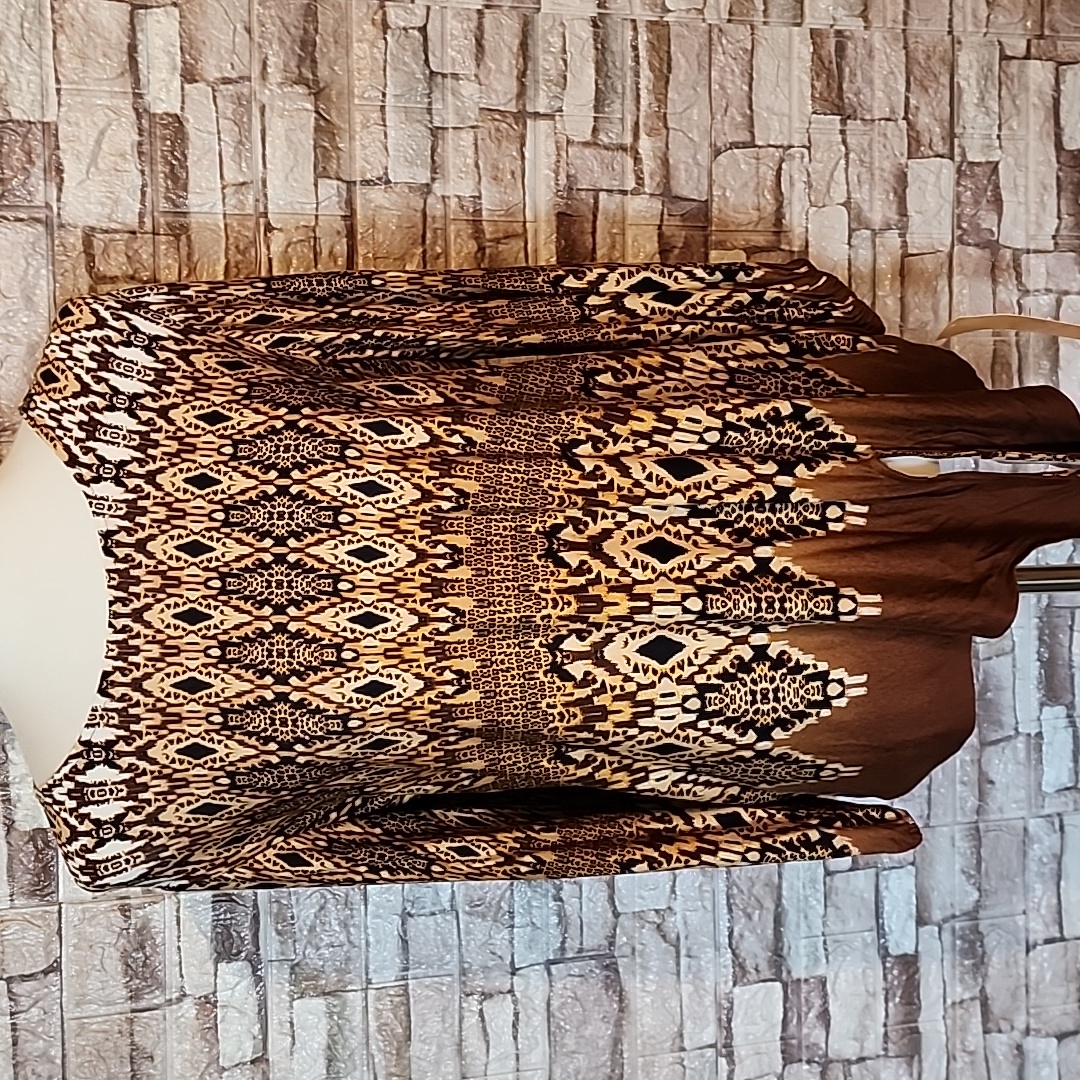 Ruby Rd Brown Patterned Blouse Brand